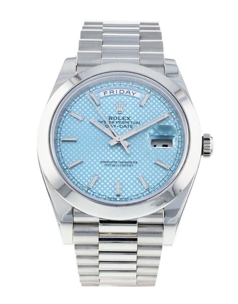 rolex cadran bleu ciel|Montre Rolex Day.